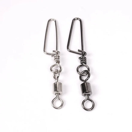High-Speed Coastlock Trolling Connector Stainless Steel Fishing SwivelsBall Bearing Fishing Accessories