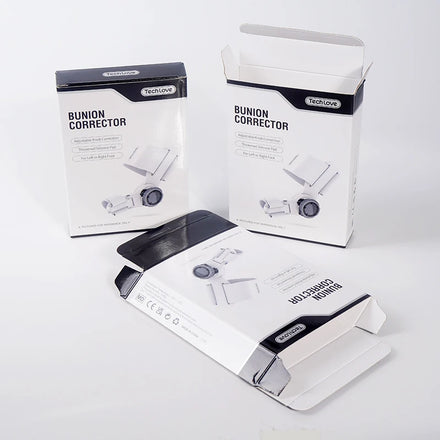 High Quality Black Corrugated Board Accessories Packaging Boxes with Embossing Matt Lamination UV Coating-Rigid Boxes Recyclable