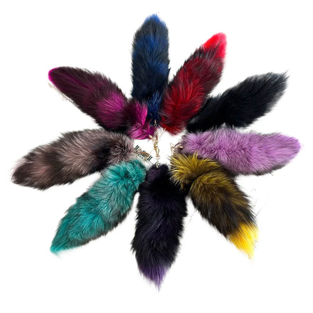 Wholesale Custom Logo Hygienic Fur Tail Pet Play Toy Sterilized Cleaned Safe Non Toxic Oem Odm