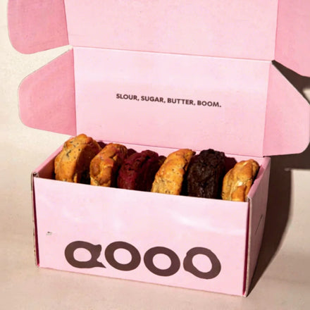 Delivery Cookie Box Packaging Thick Corrugated Cardboard Bakery Cookie Brownie Packing Box