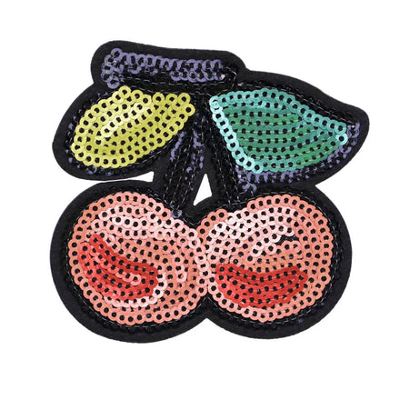 Custom Logo Cherry Patch for Wedding Gowns Rock Band Iron on Tactical Leather Tools Pricking Embroidery Patches
