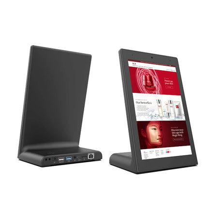MWE LType Android Tablet with Multi-touch Display Table Top Digital Advertising for Retail Store Restaurants for Shopping Malls
