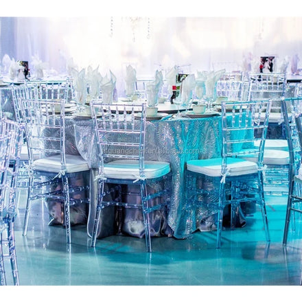 Wholesale Factory Event Furniture Clear Hotel Banquet Dining Room Acrylic Chairs Wholesale for Events