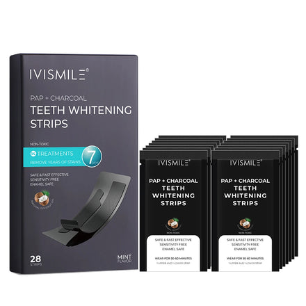 New Arrival Organic Private Label Removes Teeth Stains No Sensitive Coconut Oil Menthol Tooth Whitening Strips