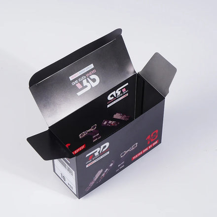 Digital Printing Custom Logo Rectangle Folding Small Packaging Clear PVC Plastic Boxes Matt Lamination Recyclable Self Erecting