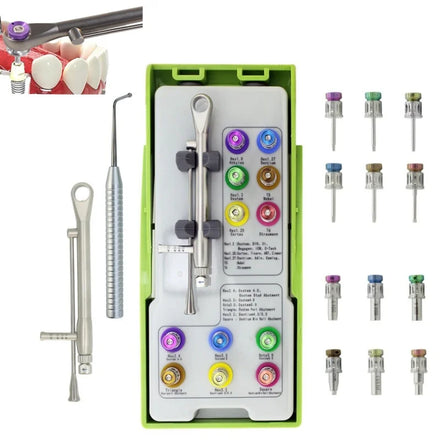 Dental Implant Screw Driver Kit Universal Prosthetic Kit Torque Wrench Screwdriver Hex Hand Driver Tool