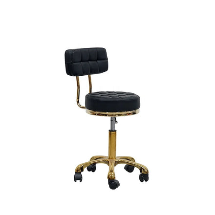 Black Beauty Salon Furniture Lifting Salon Chair for Hairdressing Luxury Women's Hair Styling Chair