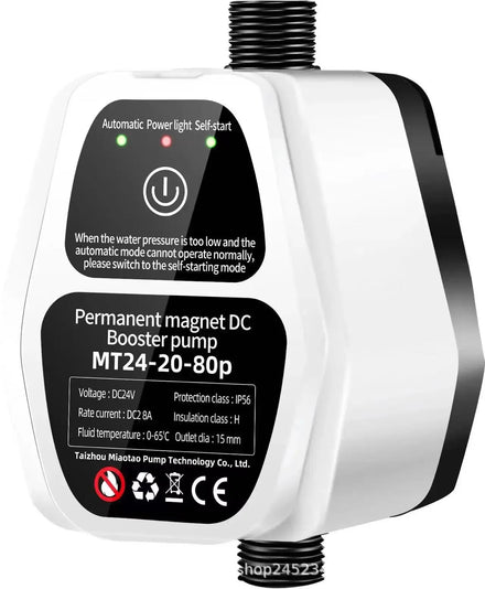 Ranking SP-24-260 Shower Pressurized Auto Pump Toilet Booster Pump 24v Permanent Magnet Silent Waterproof Washing Machine Pump