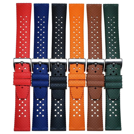 Premium Quality Quick Release 20mm 22mm FKM Fluoroelastomer Watch Strap for SKX007 High Quality Watch Bands