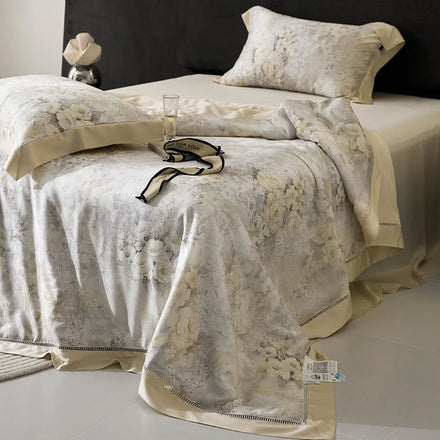 Sndon New Summer Luxury Soft Tencel Bedding Wholesale Comforter Sets OEKO-TEX Certified Pillow Cases 100% Lyocell Bedding
