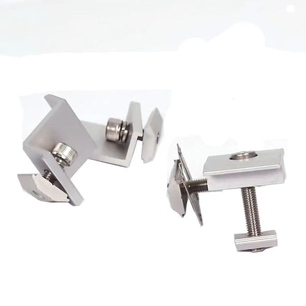 Aluminium Solar Roof Mounting System with 10-Year Warranty-Flush Mounted Panel Screw and Pole Mounting Kits