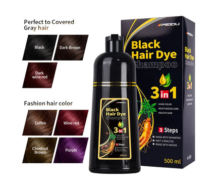MEIDU Shampoo Hair Dye Color