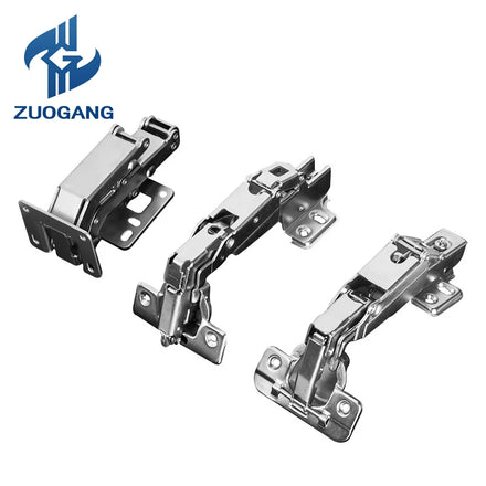 Zuo Ganghigh Quality Steel Nickel Plated 35mm Cup 165 Degree Two Way Concealed Hingecabinet Hinge Concealed Living Room Cabinet