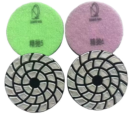 100mm Diamond Polishing Pads Suitable for Marble Granite Quartz Stones