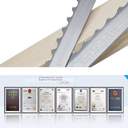 Horizontal Portable Wood Cutting Machine Woodworking Carbide Band Saw Sawmill Alloy Band Saw Blade