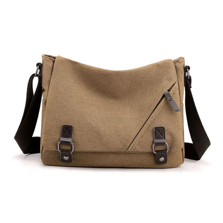 Factory Travel Men's Crossbody Bags Canvas Fashion Student Single Shoulder Bags Large Capacity Vintage Women's Messenger Bags