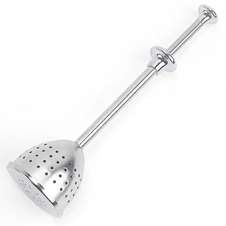 Stainless Steel Mini Tea Ball Infuser Mat Reusable Silver Utensils Set with Mesh Filter Spoons Loose Leaf Tea Kitchen Essential