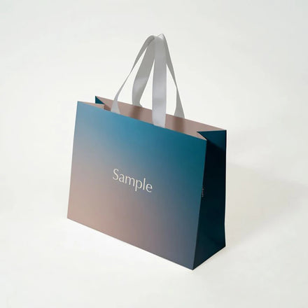 Customized logo Design Luxury Paper Bag Gift Packaging Bag Shopping Paper Bag with Ribbon Handle
