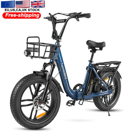 EU Stock Fashion Ebike 20inch Folding Electric Bike 250W High Power Fat Tire Electric Bicycle 13AH Folding City Ebike