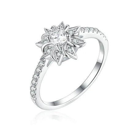 Silver Rings Cubic Zirconia Women Fashion Styles Sterling Silver Rings