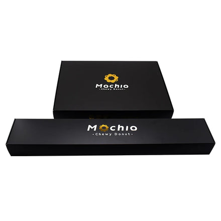 Wholesale Luxury Black Biodegradable Cookie Box Recycled Materials Custom Design Embossed Packaging for Donuts for Sushi