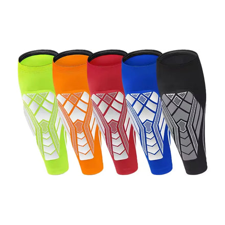 Custom Honeycomb Football Leg Strap Brace Support Pads Calf Compression Sleeve Soccer Shin Guard