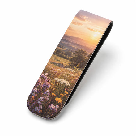 Custom Promotional Gifts Custom Printed Paper Clip Book Reading Markers Folding Magnetic Bookmarks with Magnets