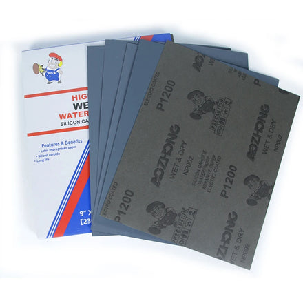 Sandpaper Sheets 5000 Grit Dry Wet Sanding Silicon Carbide Sand Paper for Metal Sanding/Automotive Polishing
