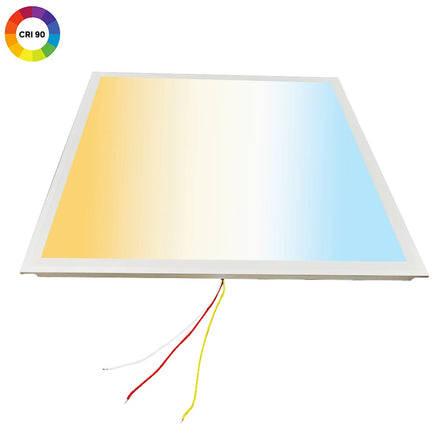 40W 2000-6000K Tunable White 24V Smart Ceiling Panel 600x600mm KNX DALI Loxone PWM GVS Tuya Wifi 2x2 Backlit LED Panel Lights