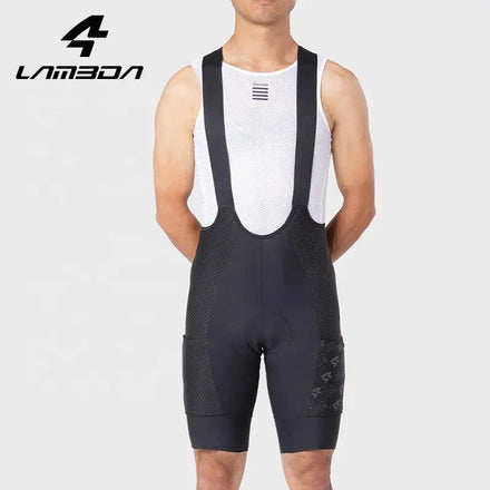 LAMEDA Spring Summer Men Free Cutting Men Bib Short Cycling Bibs