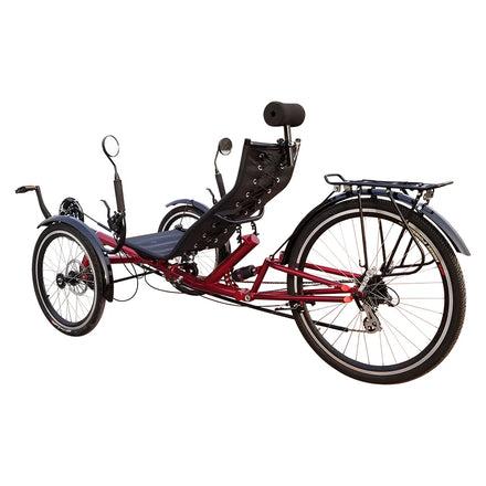 USA Market Wholesale Free Shipping Outdoor Pedal Tadpole Recumbent Tricycle for Elderly