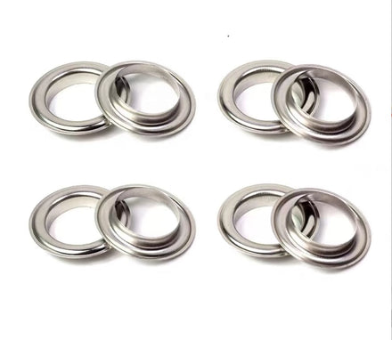 Customized 201/304 Stainless Steel 4mm 5mm 6mm 8mm Eyelets and Grommets for Cloth Accessories Decorative