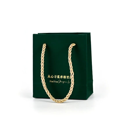 Custom Paper Gift Bags with Your Own logo Gold Foil Stamping