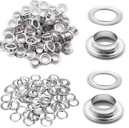 Direct Factory Supply Good Quality Stainless Steel 4mm Gromet Eyelets with Washers for Belt Shoe Etc.decoration