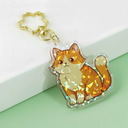 Custom Printed Acrylic Charm Acrylic Keychain Type Customize Your Own Design