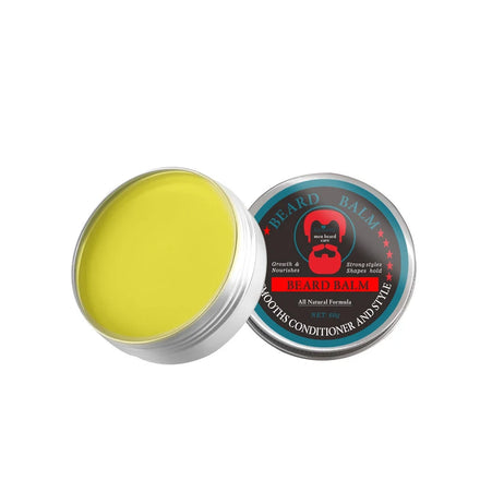 Best Selling Wholesale Vegan Men's Beard Balm Refreshing Leave-in Conditioner for Smooth Nourishing Beard Care
