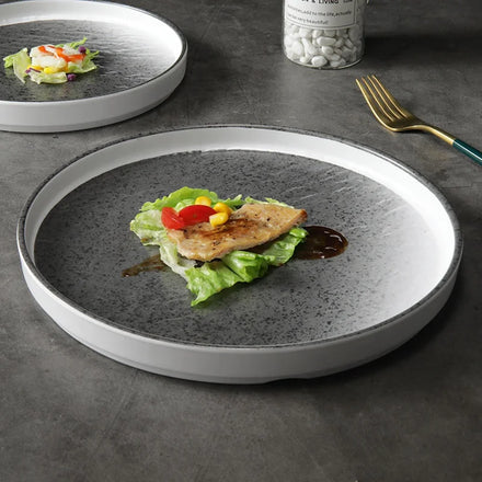 Custom Logo Melamine Dinnerware Luxury Hotel Restaurant Matte Fruit Salad Sushi Plates and Dishes