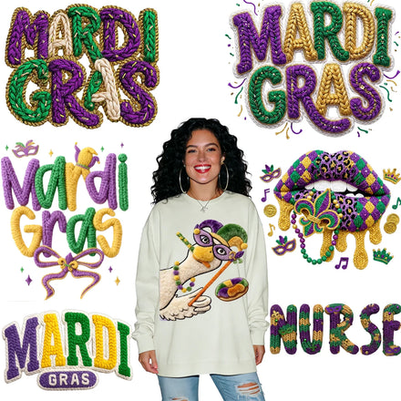 Custom Dtf Transfers Designs Ready to Press Wholesale Screen Print Transfers Wholesale Mardi Gras Dtf Transfer Designs