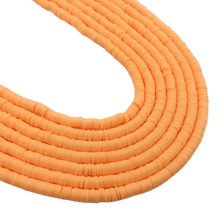 Hot Selling Wholesale 6mm Colored Bohemian Style Polymer Soft Clay Loose Beads Jewelry Making DIY Earrings Necklace Third Party
