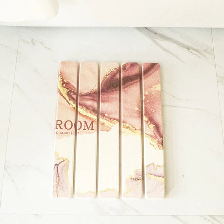 Diatomite Bathroom Toilet Floor Entrance Door Non-Slip Absorbent Quick-Drying Diatom Mud Foldable Stone Bath Mat