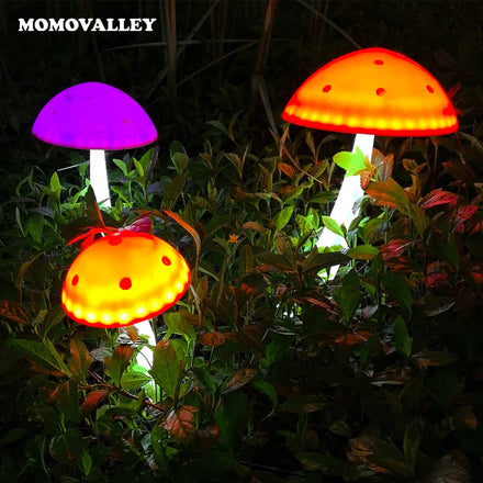 15cm 20cm 25cm Outdoor High Simulation LED Mushroom Shape Decorative Lights for Home Patio Christmas LED Lights