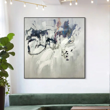Modern Handmade Oil Painting Scenery Nordic Wall Art for Home Decor Living Room Canvas