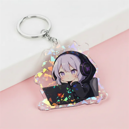 Acrylic Epoxy Resin Keychain Custom Animated Cartoon Children's Keychain