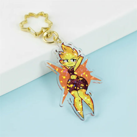 Customized Acrylic Mobile Phone Pendant Keychain Customized Cartoon Animation Idol Pattern