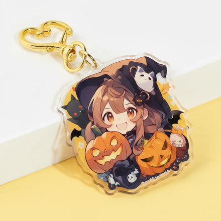 Customized School Bag Key Transparent Acrylic Pendant Custom Cute Animal Cartoon Animation Printing Pattern
