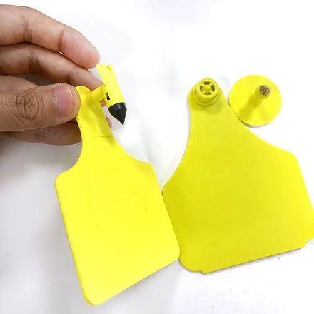 860 960mhz Laser Number Uhf Rfid Ear Tags Cattle Cows Ear Tag Animal Livestock Machine Ear Tag Printing Machine