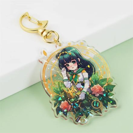 Customized Wholesale Acrylic Keychain Mobile Phone Sling Keychain Customized Cartoon Animation Keychain