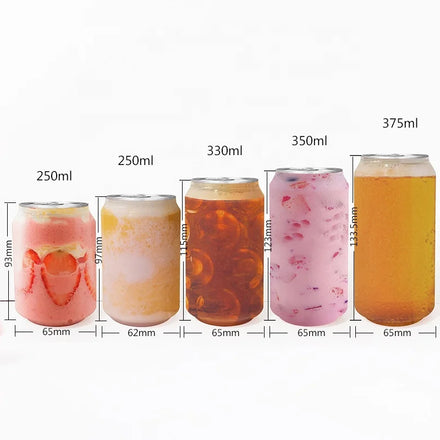 Plastic Bottle 330ml 375ml 500ml 700ml 1000ml Beverage Juice Soda Pop Can