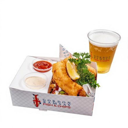 New to Go Chips Sauce Container Fried Chicken Catering Platter Box Paper Tray Fast Food Snack Box