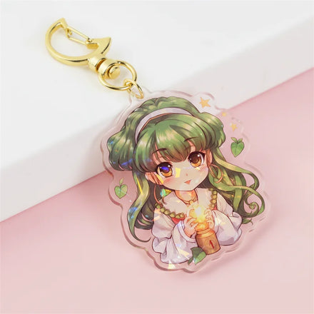 Customized Acrylic Transparent Keychain Customized Gradient Keychain Bag Pendant Charm Accessories
